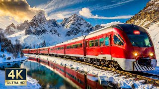 Bernina Express Train 🇨🇭 4K Tirano to St Moritz Switzerland Full Tour [upl. by Laveen]