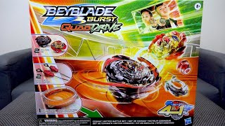 4IN1 BEY  COSMIC VECTOR BATTLE SET QuadDrive Unboxing amp Test Battle  Beyblade Burst QuadDriveDB [upl. by Niwred]