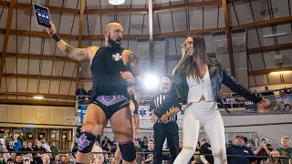 Shawn Spears Cassie Lee amp Backwoods Brown Entrance GLCW Blizzard Brawl 17 1222023 [upl. by Hollyanne]