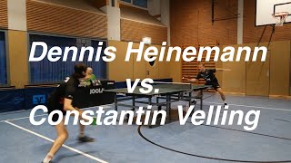 Dennis Heinemann 1972 vs Constantin Velling 2145  Regionalliga Nord  27012024 [upl. by Rimma399]