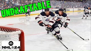 Can We Make An Undraftable Player In NHL 24 [upl. by Aivle17]