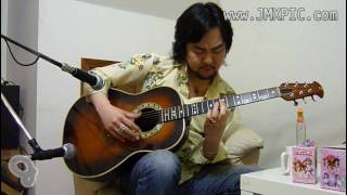 Yahoo JP Auction 出品物 Ovation Balladeer 11121 Acoustic すのう氏による演奏 [upl. by Valerlan]