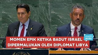 Momen Epik ketika Badut Israel Dipermalukan oleh Diplomat Libya [upl. by Vey300]