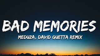 MEDUZA James Carter  Bad Memories Lyrics ft Elley Duhé FAST BOY David Guetta remix [upl. by Samuella936]