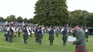 North Stratton Pipe Band  2nd Place in Gr2 medley selection  2024 World Pipe Band Championships [upl. by Eerbua384]