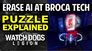 Initiate Sequence How to Erase the AI at Broca Tech  Puzzle Explained  Watch Dogs Legion [upl. by Suez]