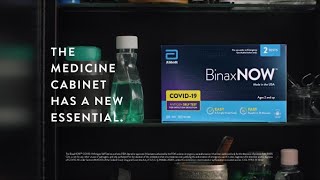 BinaxNOW  The Medicine Cabinet Has A New Essential [upl. by Atikaj779]