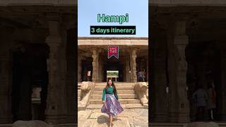 Hampi 3 days itinerary  places to visit in hampi  hampi travel guide  WanderBees  Shwetha Salian [upl. by Neerbas318]