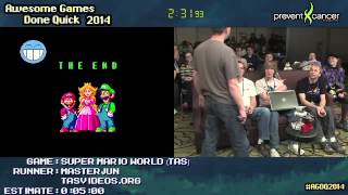 Super Mario World Arbitrary Code Injection At AGDQ 2014 Performed Live [upl. by Mays]