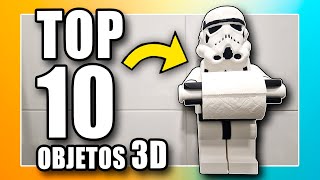 💥TOP 10 OBJETOS ÚTILES💥Para Imprimir 3D DESDE CASA🔝Feat Hellbot Magna ¡¡🌎SORTEO INTERNACIONAL [upl. by Addam589]