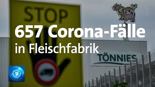 CoronaAusbruch in TönniesSchlachtbetrieb in NRW [upl. by Aleris185]