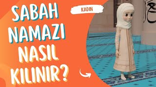 Sabah namazı nasıl kılınır Kadın 3D Animasyon [upl. by Keemahs]