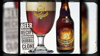 Grimbergen Dubbel Clone  Belgian Dark Strong  Brew day  Home brew [upl. by Auqemahs]