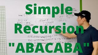 Edabit  Recursion ABACABA Pattern [upl. by Packston202]