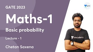 L1  Basic Probability  Maths1  GATE 2023  Chetan Saxena [upl. by Nagear]