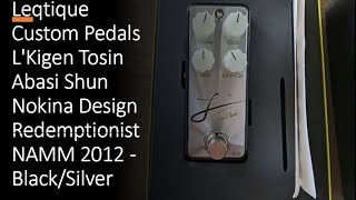 Leqtique L’Kigen Tosin Abasi Shun Nokina Overdrive Distortion Made in Japan 7 String Demo Review [upl. by Allebram830]