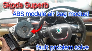 fault code01228012240000301130 Skoda superb abs moduel fault and airbag module fault  part 2 [upl. by Fenny]