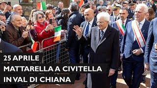 Mattarella a Civitella in Val di Chiana [upl. by Kohsa]