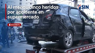 Al menos cinco heridos por accidente en supermercado [upl. by Sallyann]