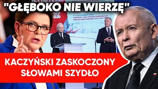 Konsternacja prezesa po słowach Szydło Wybory prezydenckie Nie chce w to wierzyć [upl. by Llenrup]