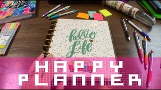 StitchOnWheels My HAPPY PLANNER  BULLET JOURNAL LifeChanging Hybrid Combo [upl. by Syck331]