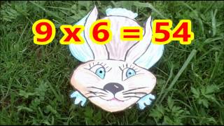 Apprendre la table de multiplication de 9 au ce2 [upl. by Nauquf504]