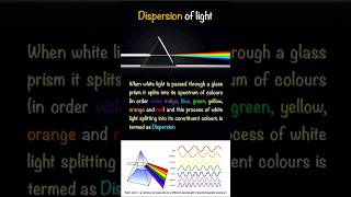 Dispersion Of Light 🔥📚 Important Topic Off class 10th class10th shortvideo shorts viralvideo [upl. by Bunnie]