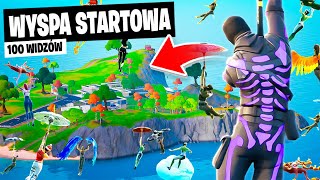 100 WIDZÓW na WYSPĘ STARTOWĄ w OG REMIX Fortnite [upl. by Olia]