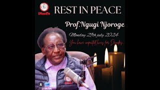 MÅ©memerekia wa Inooro FM Prof Ngugi Njoroge nÄ© akuÄ©te thutha wa ndwari ya ihinda inini [upl. by Ysle]