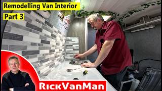 Part 3 Remodelling Guineveres Interior Camper Van Build [upl. by Dahcir]