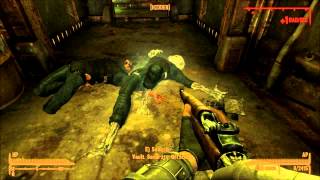 Fallout New VegasVault 34 walkthrough Hard Luck Blues Armory Looting Part3 [upl. by Scriven487]