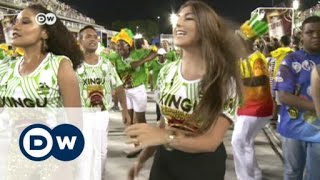 Rio Carnival parade gets political  DW News [upl. by Luckin]