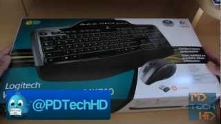 Logitech Wireless Desktop MK 710 Unboxing amp First Look [upl. by Aicilat]