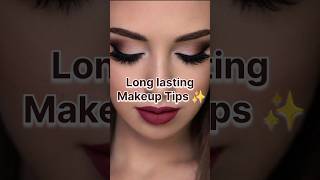 Long Lasting Makeup Tips✨shorts viralshort youtube makeup [upl. by Tremann]