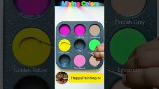 Mixing Color Recipes N26 shorts video asmr colors satisfying painting [upl. by Asilrak]