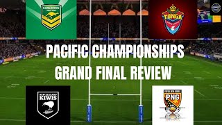 PACIFIC CHAMPIONSHIPS GRAND FINAL REVIEW AUSTRALIA WIN PACIFIC CHAMPIONSHIPS amp NZ AVOID RELAGATION [upl. by Giacobo]