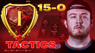 INSANE 150 RANK 1 CUSTOM TACTICS AND FORMATION 🔥🔥FC 25 [upl. by Esorlatsyrc913]