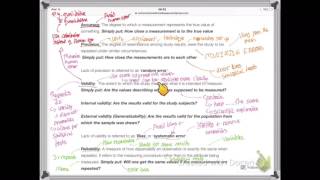 OCR A LEVEL BIOLOGY  EXPERIMENT QUESTIONS  VALIDITY RELIABILITY PRECISION ACCURACY [upl. by Faunia]