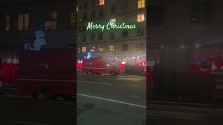 A street vendor of Christmas trees on Amsterdam AveW 87th St in Manhattan icclifecoach newyork [upl. by Tollman]