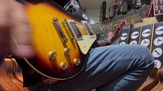 Epiphone Inspired by Gibson Custom Epiphone 1959 Les Paul Standard Electric Guitar Tobacco Burst [upl. by Alekahs318]