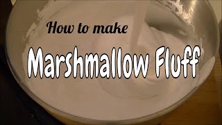 Marshmallow FluffCreme How to make marshmallow fluffhow its made marshmellow fluffCook better [upl. by Anitirhc]