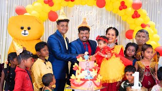 SAIRA SASHTIKA Grand 1st🎂 Birthday Celebration🥳 [upl. by Stoops]