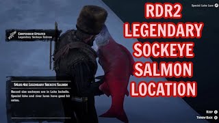 RDR2 LEGENDARY SOCKEYE SALMON LOCATION [upl. by Lee]