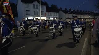 Craigavon Protestant Boys Flute Band  Blackskull Orange amp Blue FB 50th Anniversary Parade 2024 [upl. by Etteniuqna]