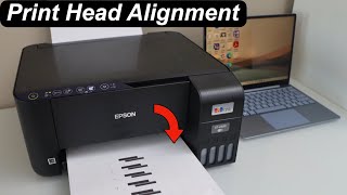 Epson ET 2400 L1210 L1250 L3210 L3250 Printhead Alignment  Fix Vertical amp Horizontal Lines [upl. by Farica818]