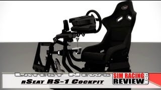 Sim Racing Review Latest News  rSeats New RS1 Cockpit [upl. by Hadsall]