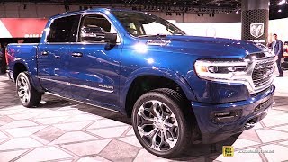 2019 Ram 1500 Limited  Exterior and Interior Walkaround  Detroit Auto Show 2019 [upl. by Killie473]