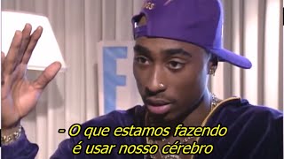 Tupac fala sobre letras do RAP comunidade negra e mais LEGENDADO  wwwyoutubecomKingdomOfPac [upl. by Nameerf]