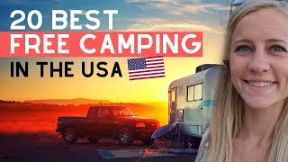 20 Best Free Camping Spots in USA [upl. by Mavilia]