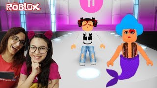 Roblox  MINHA MÃE DESFILANDO NA PASSARELA Fashion Famous  Luluca Games [upl. by Eanrahc]